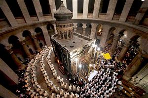 perayaan paskah tahun 2013,  di seluruh wilayah, Patriarkat Holy Land