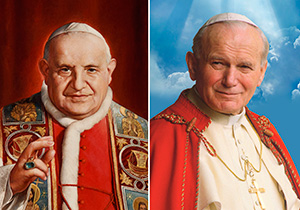 Blesseds John XXIII and John Paul II. (CNS photo)