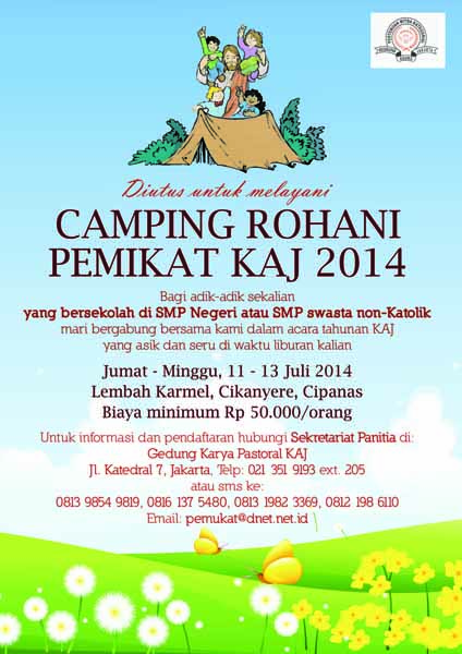 Poster Camping Rohani Pemikat KAJ 2014-