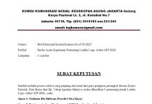 Berita Acara Pemenangan Lomba Logo ARDAS APP KAJ 2026